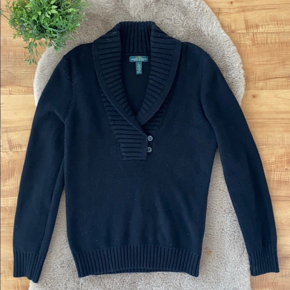 ❗️2 for $30❗️Ralph Lauren Black Sweater